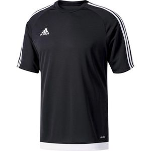 adidas Estro 15 Junior - Voetbalshirt - Kinderen - Maat 116 - Zwart/Wit