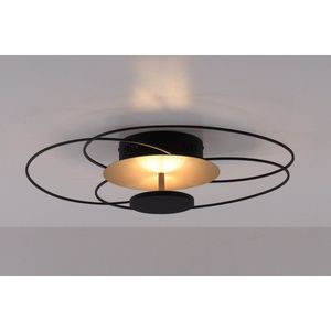 HighLight plafondlamp Fiore - zwart / goud