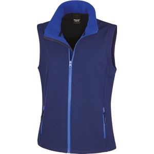 Bodywarmer Dames M Result Mouwloos Navy / Royal 100% Polyester