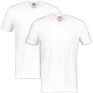 Lerros T-shirt Doppelpack T Shirt V Neck 2003115 100 Mannen Maat - XL