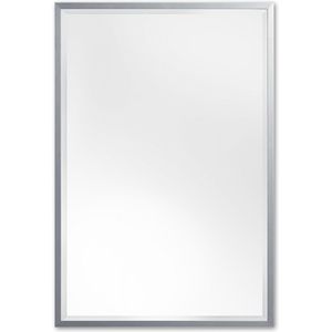 Moderne Spiegel 93x123 cm Zilver - Emilia