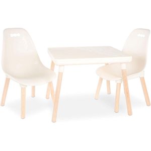 Goodivery ® Kindermeubelset met Tafel en 2 Stoelen voor Creatief Spelen en Leren vanaf 3 Jaar
