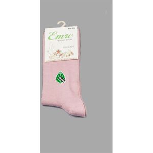 1 paar Bamboe Sokken - Bamboelo Sock - Maat 36/40 - Lichtroze - Naadloze Sokken
