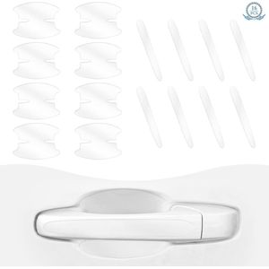 Universele Beschermfolie voor Autodeurgrepen - 16 Stuks - Transparante Anti-Kras Stickers