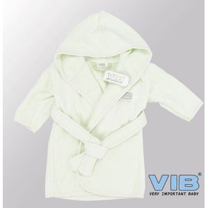 VIB® - Badjas Luxe Katoen - VIB (Mint-Zilver) - Babykleertjes - Baby cadeau