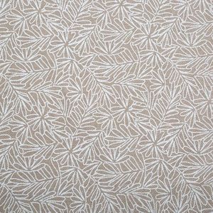 Tafelkleed van katoen rechthoekig 250 x 150 cm - beige met print - Eettafel tafellakens