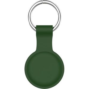 Lunso - Houder met sleutelhanger - Apple Airtags - Army Groen