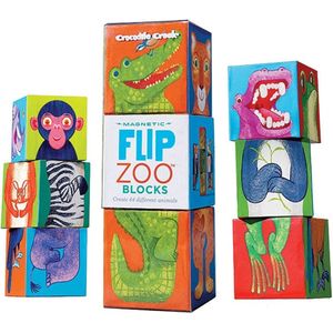 Crocodile Creek blokpuzzel Magnetic Blocks/Rainforest Animals - 3 blokken