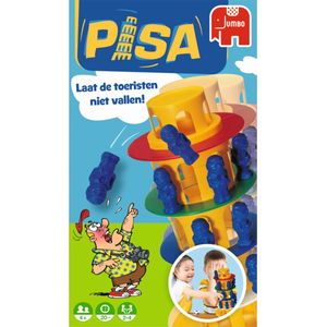 Jumbo Toren van Pisa Spel - Spannend Actiespel voor 2-4 spelers vanaf 5 jaar