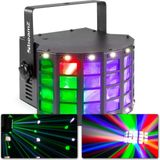 Discolamp - BeamZ DerbyStrobe - 2-in-1 LED lichteffect met afstandsbediening