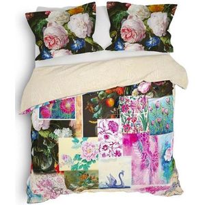 Heckett & Lane Carina - Dekbedovertrek - Lits-jumeaux - 260x200/220 cm + 2 kussenslopen 60x70 cm - Multi kleur