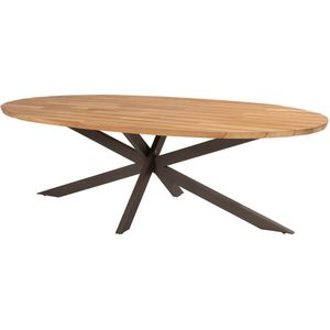 Taste Prado ovale tuintafel 240x115 cm - teak/terre