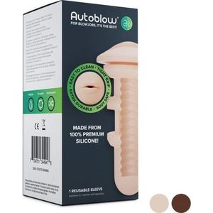 Autoblow - A,I, Silicone Mouth Sleeve Bruin