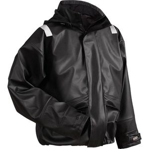 Blåkläder 4302-2003 Regenjas High vis zware kwaliteit Zwart maat XL