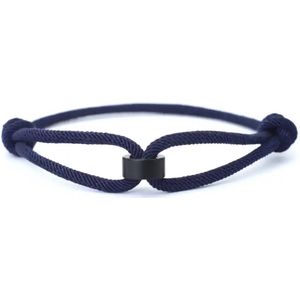 Soraro Touw Armband Zwart | Navy | Soraro Armbanden | Cadeau voor hem | verjaardag man
