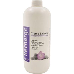 Crème Lavante handzeep - Wit / Paars - Kunststof / Handzeep - 750 ml - Set van 2 - Zeep - Handzeep - Soap - Schoonmaak - Handenwassen