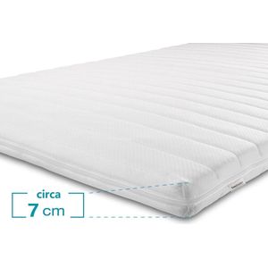 EasyBedden® Topdekmatras Medium Koudschuim 180x190  circa 7 cm