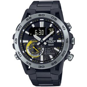 Casio horloge ECB-40DC-1AEF Bluetooth Zwart- Ø 52.4 mm