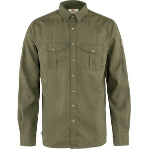 Fjällräven Â™vik Travel Shirt LS M - Green - Outdoor Kleding - Fleeces en Truien - Overhemd lange mouw