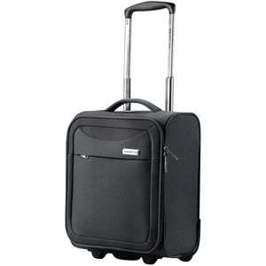 CarryOn Air Underseat Koffer – 40 x 32 x 20 cm - Zachte Trolley Handbagage – 23 Liter - Lichtgewicht – Zwart