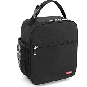 BOTC Lunchtas - Koelrugtas - Picknicktas - Geïsoleerde Koeltas - Lunchtas 6 liter - Zwart