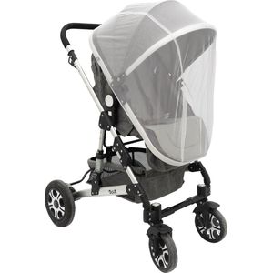 Mordesign White Muskietennet / Klamboe voor Buggy en Wandelwagen T-18