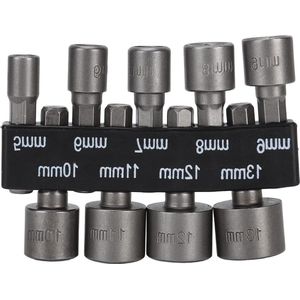 9-delige 1/4 inch Hex Bit Socket Set van Chroom Vanadium Staal met Opslag Houder