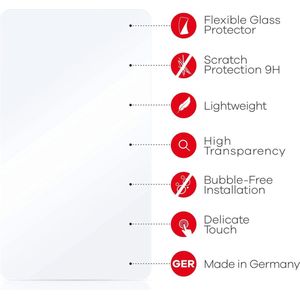 upscreen - Screenprotector voor Mercedes-Benz C-Klasse 2024 - Folie Beschermfolie Beschermglas transparant