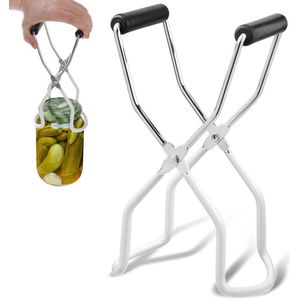 Potten Griptang Edelstaal - Weckpottang - Glastang - Keukentang - Tang