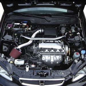 AutoStyle Aluminium Luchtfilterbuis passend voor Honda Civic/CRX 1988-1992 excl. 76mm luchtfilter