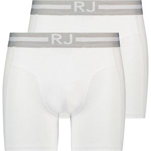 RJ Bodywear Everyday Breda boxer (2-pack) - heren boxer normale lengte - wit - Maat: XL
