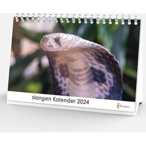 Bureaukalender 2024 - Slangen - 20x12cm - 300gms