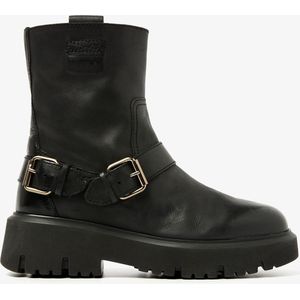 VIA VAI Ziva Jagger Biker boots dames - Zwart - Maat 41