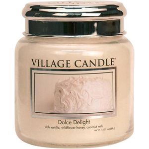 Village Candle Geurkaars - Dolce Delight Ø9,5 x 11 cm Wax Crème
