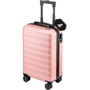 Nohrd Handbagage Koffer Rosegoud - Reiskoffer met Wielen - 55x35x20 cm - Trolley Handbagage Lichtgewicht - Reiskoffers - Handbagagekoffer
