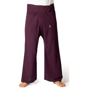 PANASIAM Thaise vissersbroek in effen kleur, thai fisherman pants, Omslagbroek