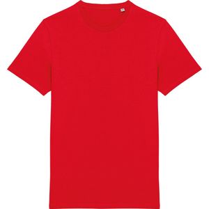 Biologisch T-shirt met ronde hals 'Portugal' Native Spirit Poppy Red - M