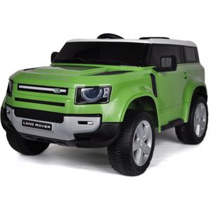 Landrover Defender - Elektrische kinderauto - 12V Accu Auto - Voor jongens en Meisjes - Afstandsbediening - Groen