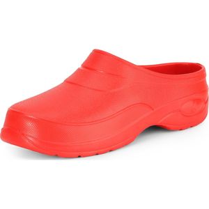 Ladeheid Unisex Clogs Tuinklompen - Tuinschoenen - Lichte - Dames - Heren - Rood – 38 – LA-KL-037