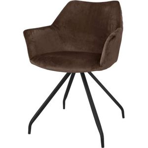 Riverdale eetkamerstoel Ava - Taupe - 82cm hoog