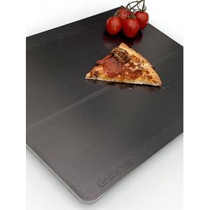 Pizzasteen voor Perfecte Pizza - 46,5 x 38 cm Hoogwarmtegeleidend Bakstaal