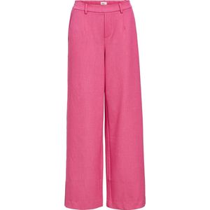 Object Obj Lisa Wide Pant Broeken Dames - Roze - Maat 34