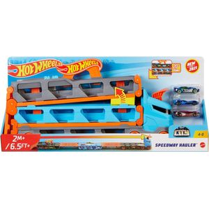 Hot Wheels City - Transportwagen voor speelgoedauto - Met 3 autos