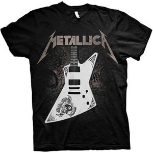 Metallica - Papa Het Guitar Heren T-shirt - L - Zwart