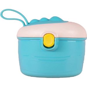 Babyvoeding Dispenser - Baby Melkpoeder Doseer Box - Reisbox - Opbergdoos voor voeding - Dispenser met schep 220ML - Blauw