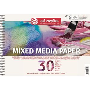 Talens Art Creation Mixed Media Papier A4 250 g 30 Vellen