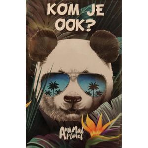 Uitnodigingskaarten - Panda - 6st.