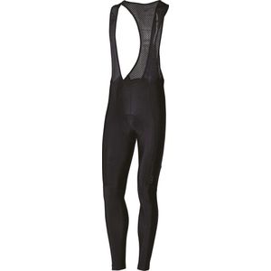 BBB Cycling Quadra Lange Fietsbroek Heren met Zeem en Bretels - Thermo Wielrenbroek - Fiets Broek - Zwart - Maat XXXL - BBW-184