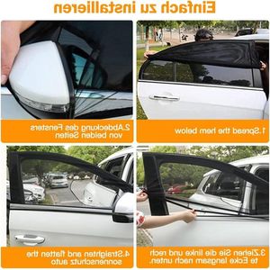 Zonwering auto - 2 stuks zonnescherm baby UV-bescherming - universele zonneklep autonet - auto, volwassenen, huisdieren zonnescherm auto baby
