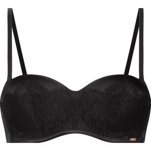 Hunkemöller Dames Lingerie Voorgevormde strapless beugel bh Chalice - Zwart - maat E80